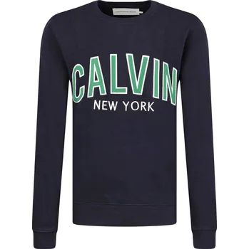 Pánská mikina CALVIN KLEIN JEANS Mikina CALVIN GRAPHIC | Barva:tmavě modrá | Velikost:M
