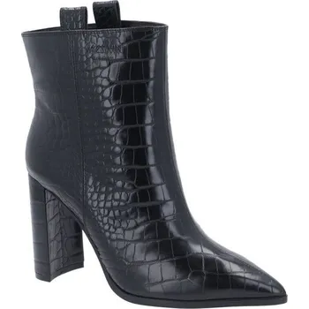 Dámské holínky My Twin Kotníkové boty s přídavkem kůže | Barva:černý | Velikost:38