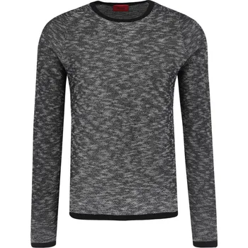 Pánské oblečení HUGO Svetr Sork | Barva:grafitově šedý | Velikost:XXL