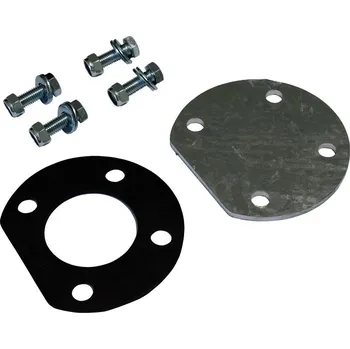 Zinkovaný přírubový uzávěr s těsněním pro zadní výpusť cisteren PASDELOU