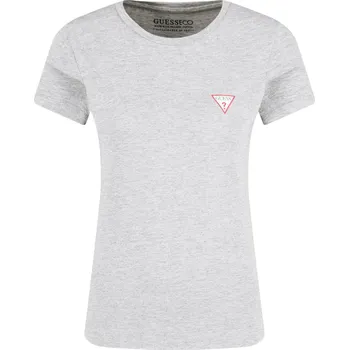 Dámské oblečení GUESS JEANS Tričko BASIC | Barva:šedý | Velikost:XS