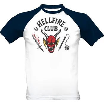 T-shock Tričko s potiskem Stranger Things - Hellfire Club pánské