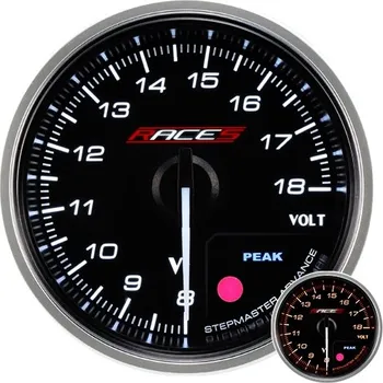 Budík Budík RACES PRO Line - DOBÍJENÍ (VOLTMETR)