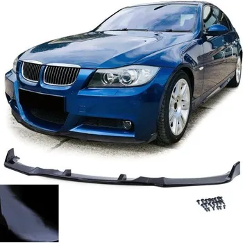 Tuning Spoiler lip předního nárazníku černý lesklá pro . BMW 3 Series E90 E91 05-08