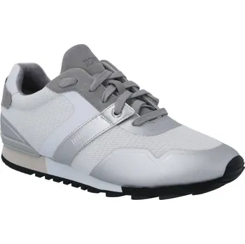 Pánské pantofle boss Tenisky Parkour Runn s přídavkem kůže | Barva:bílý | Velikost:45