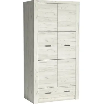 Šatní skříň INDIANAPOLIS k | šatní skříň I-1 | kraft bílý