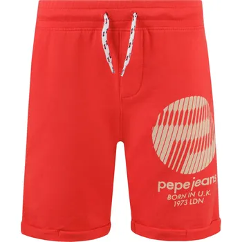 Pánské kraťasy Pepe Jeans London Šortky RUUD JR | Barva:červený | Velikost:110