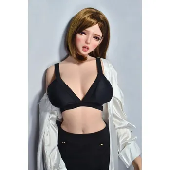 Silikonová panna Elsa-Babe Doll Elsababe sex-dolls Hasegawa Yukina 150cm / Anime Platinum Silicone Sex Doll