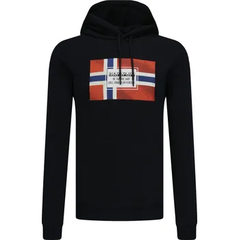 Pánské oblečení Napapijri Mikina bera h | Barva:tmavě modrá | Velikost:L