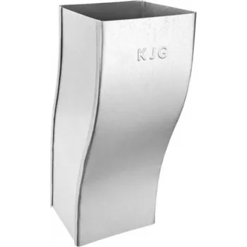 okap Koleno pozinkované hranaté 120 mm odskokové