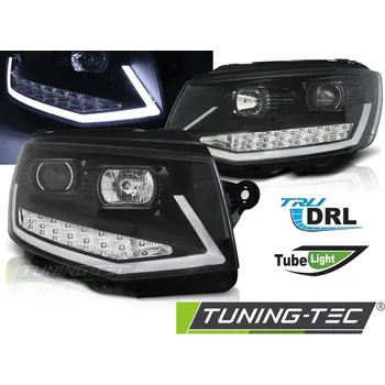 Přední světlomet PŘEDNÍ SVĚTLA TUBE LIGHT DRL ČERNÁ CHROM pro VW T6 15-19
