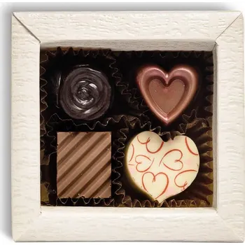 Čokoláda JANEK Krabička s pralinkami 4 ks