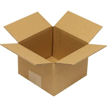 Karton Skládací krabice z vlnité lepenky, 1vrstvá, vnitřní rozměry 140 x 140 x 100 mm, kvalita 1.20B