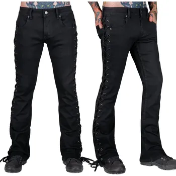 Pánské džíny kalhoty pánské (jeans) WORNSTAR - Hellraiser - Black Denim - Black - 40