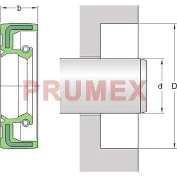 Gufero 130x230x14 (FPM-AS) HMSA10 V SKF