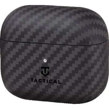 Pouzdro na mobilní telefon Pouzdro / obal TACTICAL Aramid pro Apple AirPods 3 - ultratenké - karbonové - černé