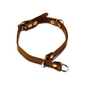 Obojek pro psa Zubíček - výroba loveckých potřeb Kožený kombinovaný obojek - Velikost 40