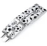 Šle-kšandy dětské s potiskem 2,5 x 70 cm Fotbal