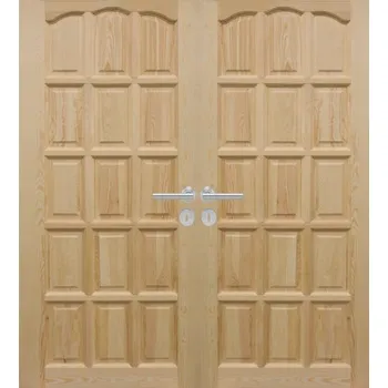 Interiérové dveře ArchoD Dvoukřídlé dřevěné dveře dýhované z borovice Classic