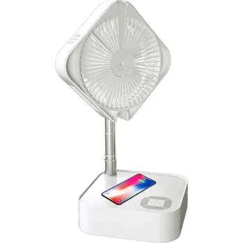 Domácí ventilátor SYMFONY skládací přenosný větrák 7200mAh s bezdrátovým nabíjením, 10147