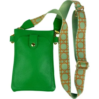 Kabelka Kabelka malá crossbody ,kůže 949 Itálie barva: zelená