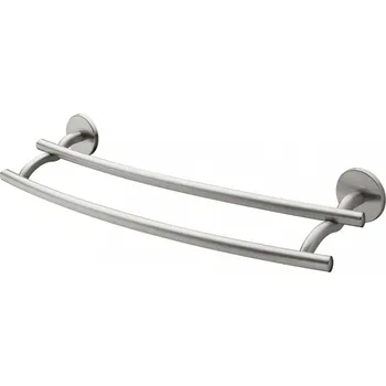 Držák na ručník VIRGINIA – Věšák na ručníky tyčový dvojitý 2x610 mm – nikl – 72087