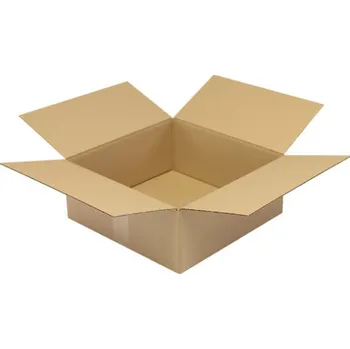 Karton Skládací krabice z vlnité lepenky, 1vrstvá, vnitřní rozměry 350 x 350 x 140 mm, kvalita 1.20B