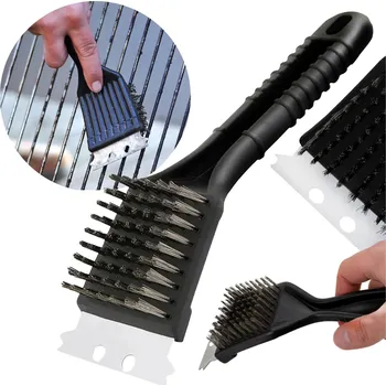 Drátěný kartáč Berge Drátěný kartáč na čištění grilů 2v1