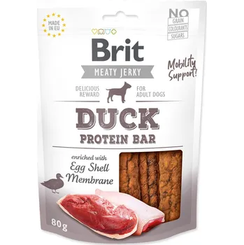 Brit Jerky Snack Duck Protein Bar 80 g