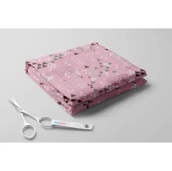 Kočárkovina, Origami medvěd Barva: Růžová