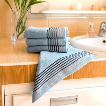 Ručník Polášek Holešov Katka turquise 100% bavlna Modrá Ručník 50x100