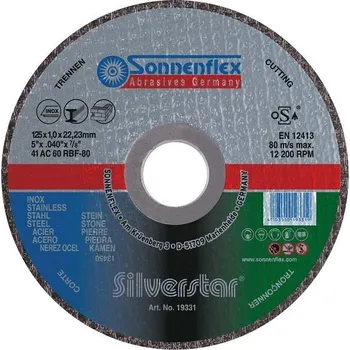 Řezný kotouč Sonnenflex řezný kotouč UNIVERSA 125x1 na ocel a kámen 19331