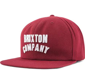 Kšiltovka brixton Pánská kšiltovka woodburn burgundy