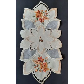 ubrus UBRUS * UBRUSY vyšívaný 70 x 35 listí barevné