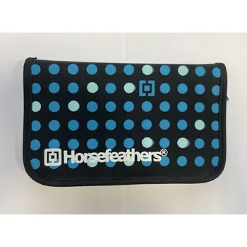 Penál horsefeathers Dámský penál clutter pen case black dotty