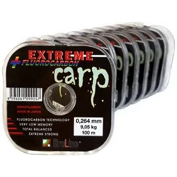 Broline EXTREME Carp vlasec s fluorocarbonem 100m 0,23
