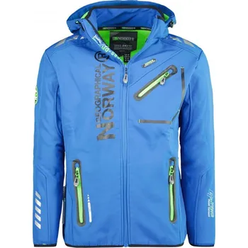 Pánská softshellová bunda GEOGRAPHICAL NORWAY bunda pánská ROYAUTE MEN softshell 3XL modrá