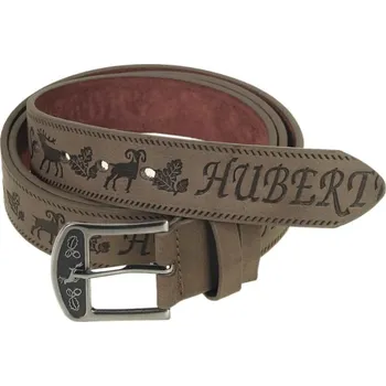 Opasek Lovecký opasek Hubertus světle hnědý (Pánský pásek pro myslivce)