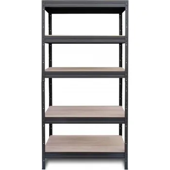 Knihovna Regál 180x90x40cm 5 polic dub