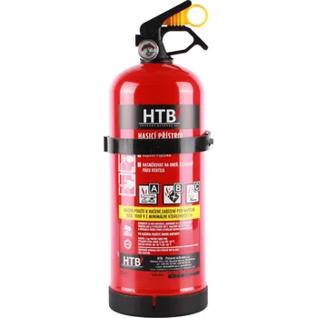 Hasicí přístroj HTB Požární ochrana 13A/89B/C práškový s revizí 2 kg