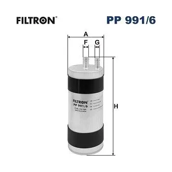 Filtr do auta Palivový filtr FILTRON PP 991/6