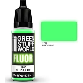 Modelářská barva Green Stuff World Fluor Paint Lima 17ml