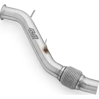 Zadní díl výfuku RM Motors Downpipe BMW E81, E87, E82, E88 116d, 118d, 120d, 123d N47