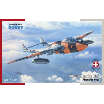 1:72 De Havilland DH.100 Vampire FB.6 „Pinocchio Nose“