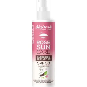 Přípravek na opalování Biofresh Ltd. Opalovací tělové mléko s pumpičkou SPF 30 Biofresh Sun Care 200 ml