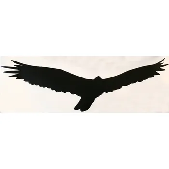 Odpuzovač zvířat HARMONY silueta dravec černá - samolepící fólie - 340 mm