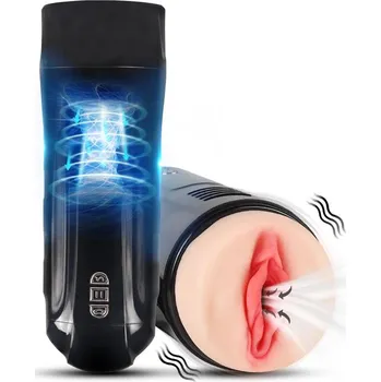 Shequ Truda Automatic Male Masturbator Vibration and Suction Vagina