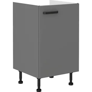 Spodní skříňka na nožičkách pod dřez 50 D ZL 1F BB NESSA antracit