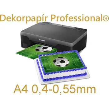 Jedlá dekorace na dort Teplickedorty.cz Dekorpapír Profesional® A4 0,4-0,55mm