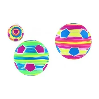 Dětský míč Míč nafouknutý barevný průměr 22cm 3 barvy v síťce